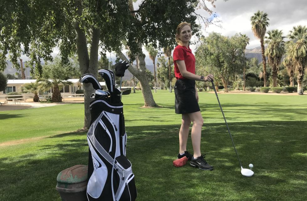 Current Golfer and Future Veterinarian Laurynn Strait